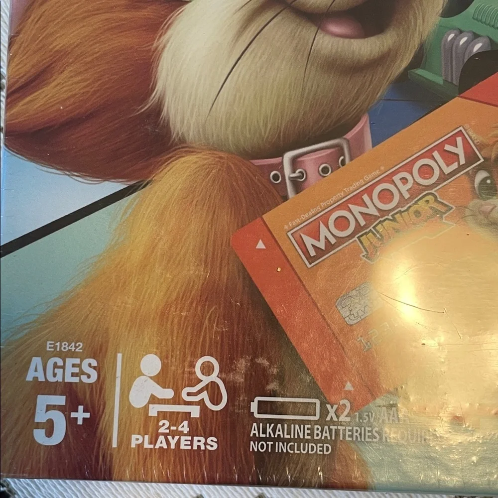 Hasbro Monopoly Junior Electronic Banking Board Gaming NIB